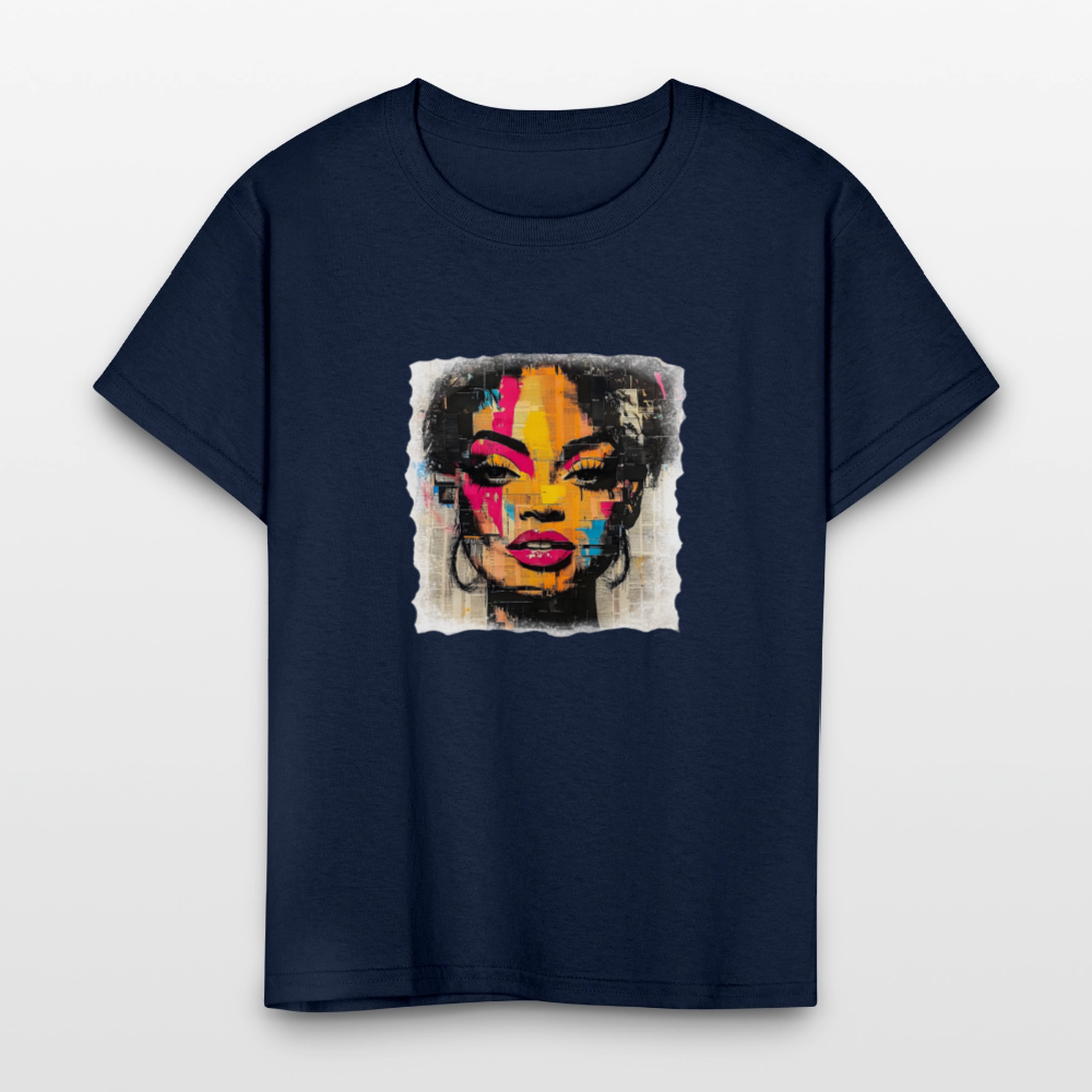 Pop Culture Woman 2 - Kids' T-Shirt - navy
