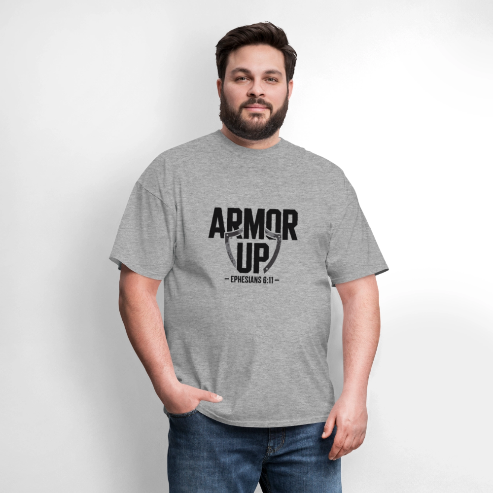 Armor Up - men's t-shirt - heather gray