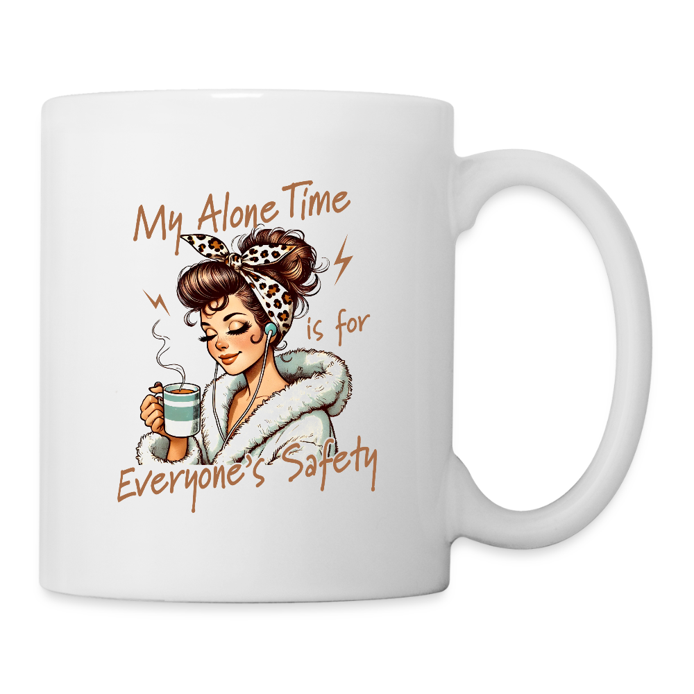 Alone Time -coffee mug - white