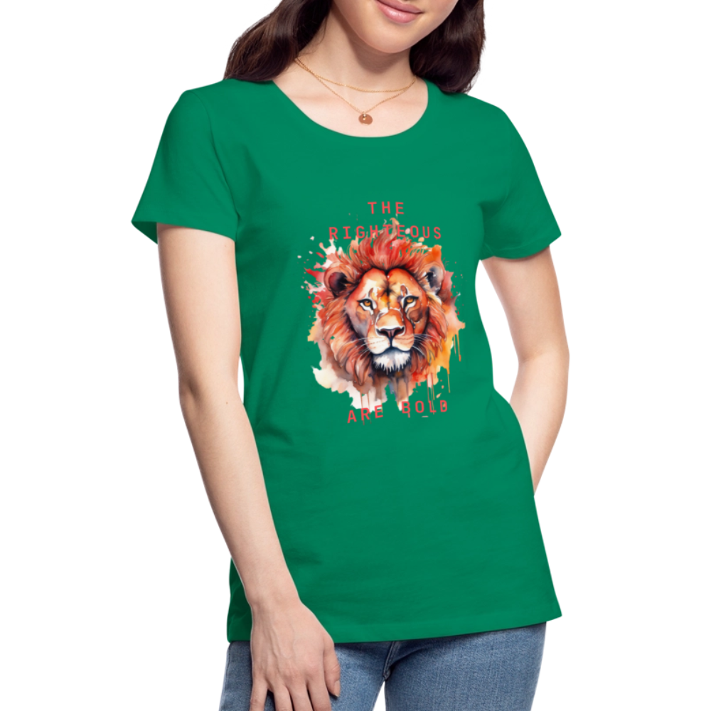 Bold Lion - Women’s T-Shirt - kelly green