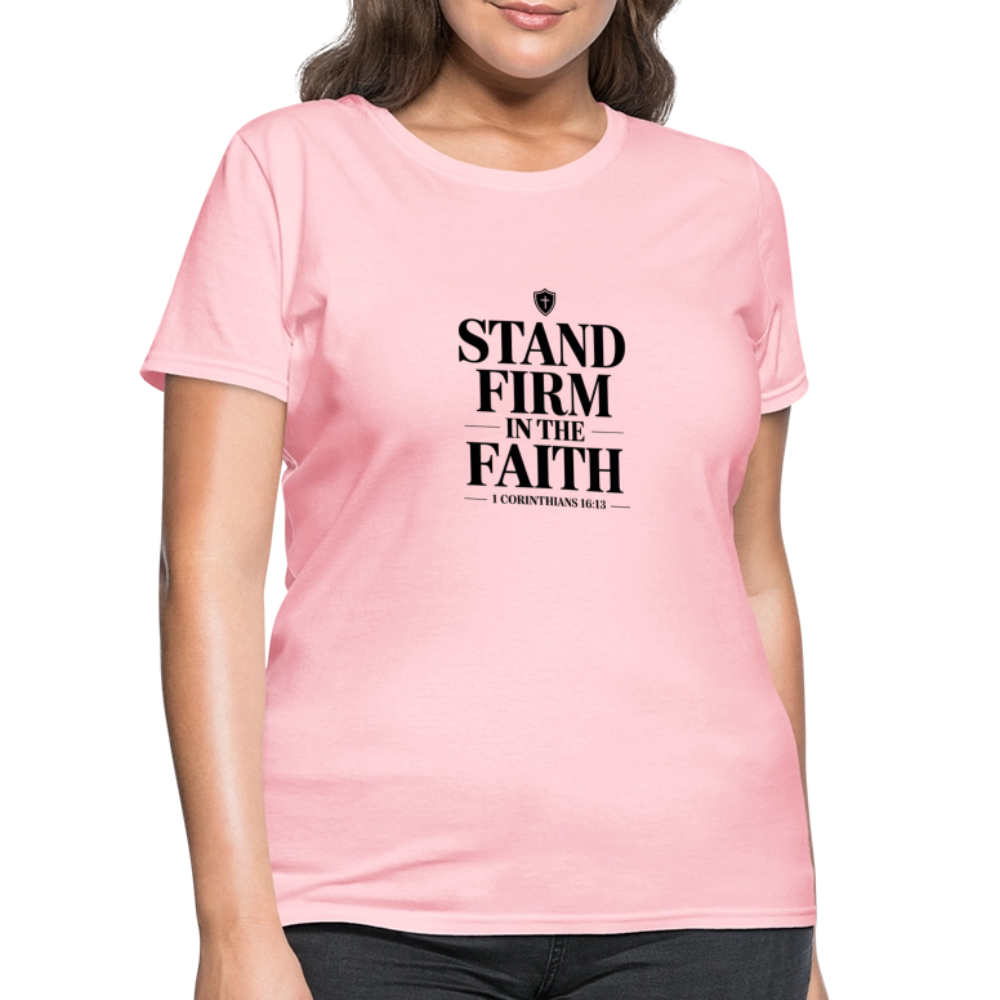 Stand Firm - women's t-shirt - pink