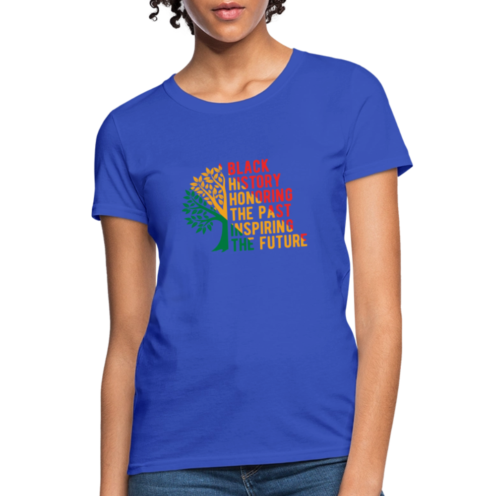 Black History - Women's T-Shirt - royal blue
