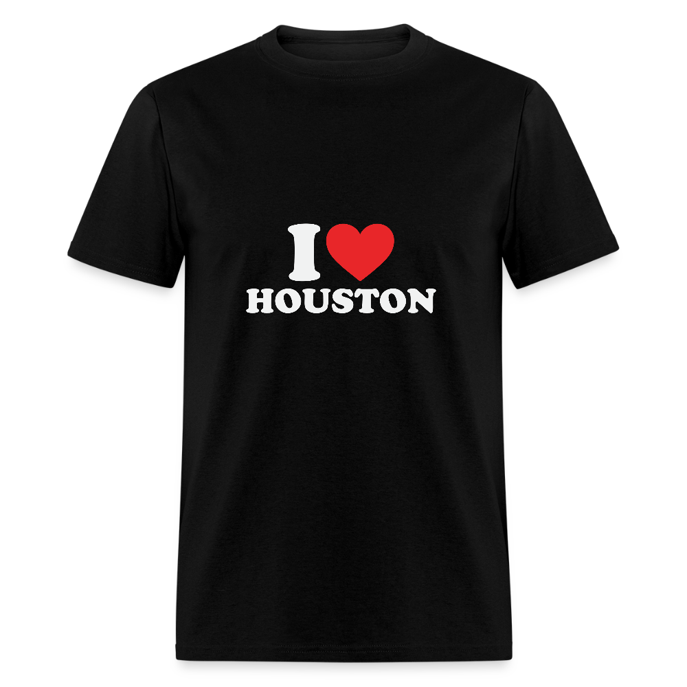 I Love Houston - Unisex T-Shirt - black