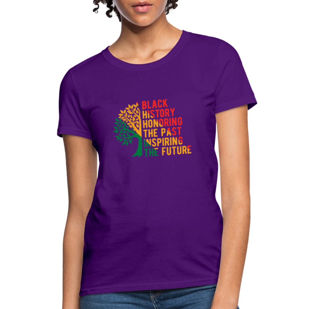 Black History - Women's T-Shirt - purple