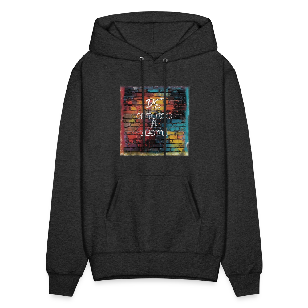 Brick Wall Art - Men's Hoodie - charcoal grey
