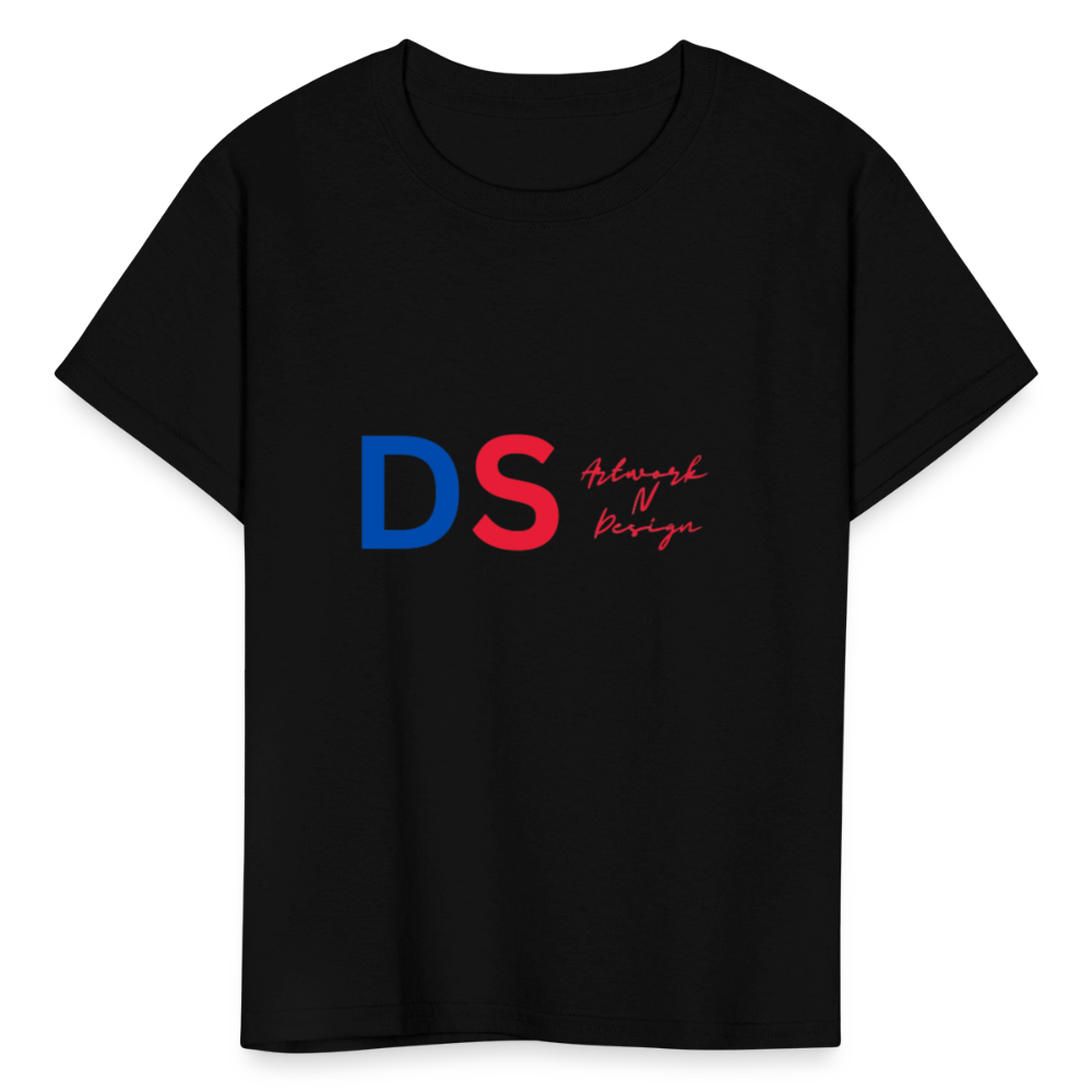 DS Artwork N Design - Kids' T-Shirt red and blue - black
