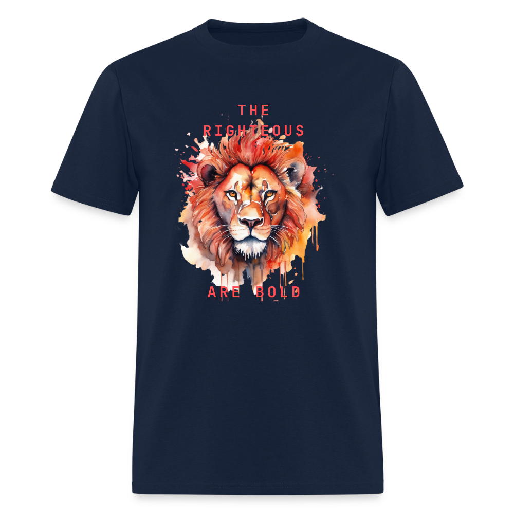 Bold Lion - Men's T-Shirt - navy