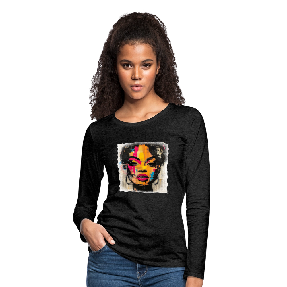 Pop Culture Women-2- Long Sleeve T-Shirt - charcoal grey