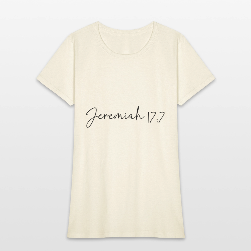 Jeremiah 17:7 - Women's T-Shirt - off white