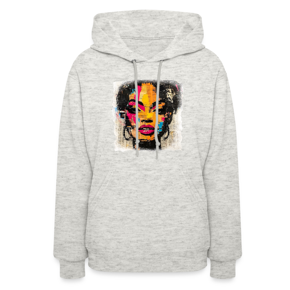 Pop Culture Woman 2 - Women's Hoodie - heather oatmeal