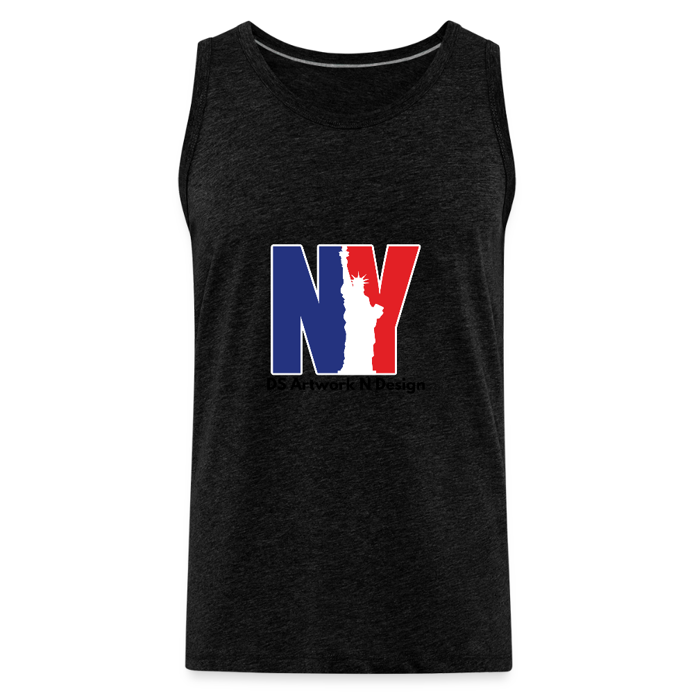 NY - Men’s Premium Tank - charcoal grey