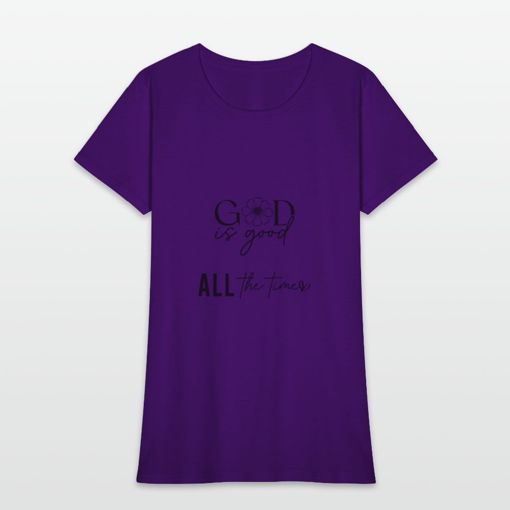 God is Good-Women's short Sleeve T-Shirt - purple