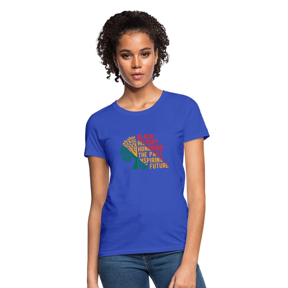 Black History - Women's T-Shirt - royal blue