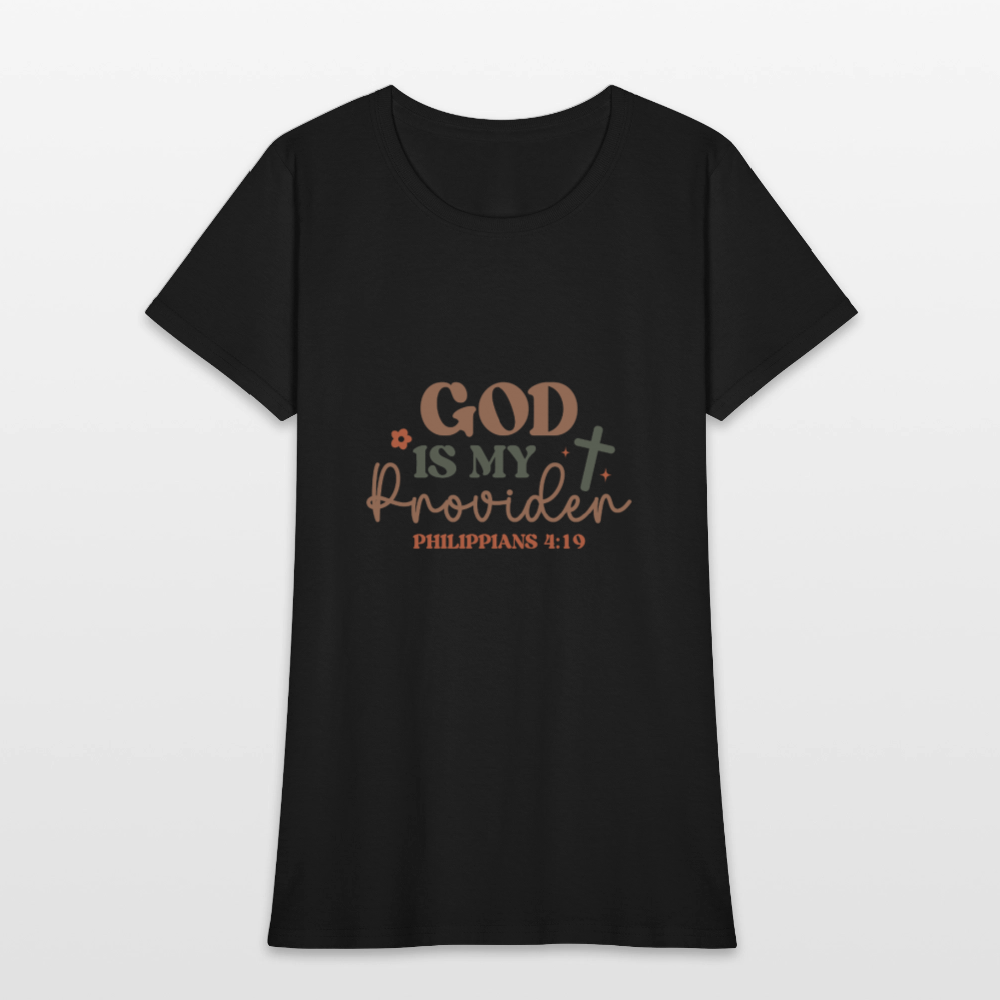 God my Provider - Women's T-Shirt - black