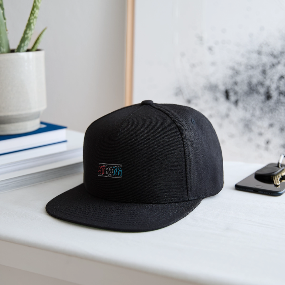 Stay Strong - Snapback Baseball Cap - black