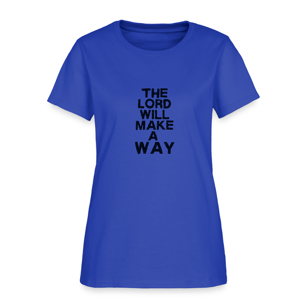 The Lord will make a way - Women's T-Shirt - royal blue