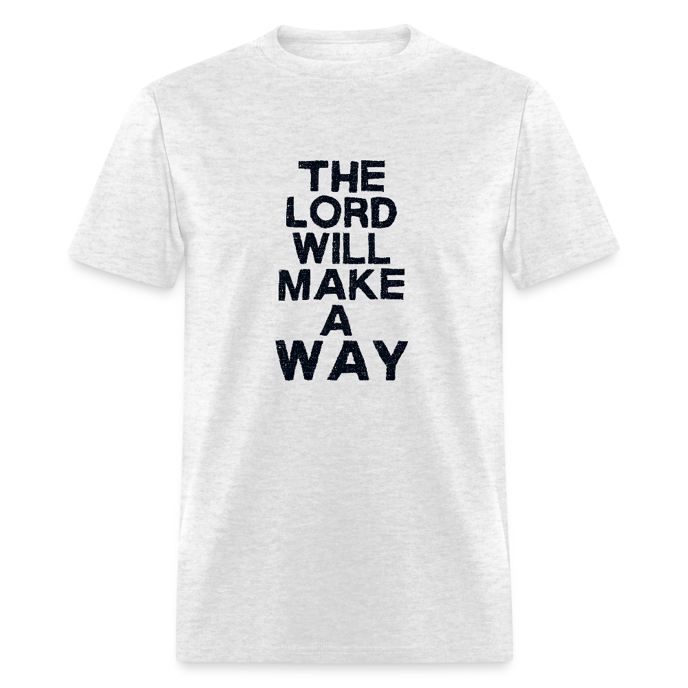 The Lord will make a way - Men's T-Shirt - light heather gray