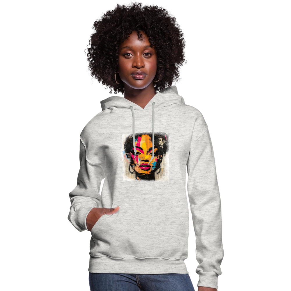 Pop Culture Woman 2 - Women's Hoodie - heather oatmeal