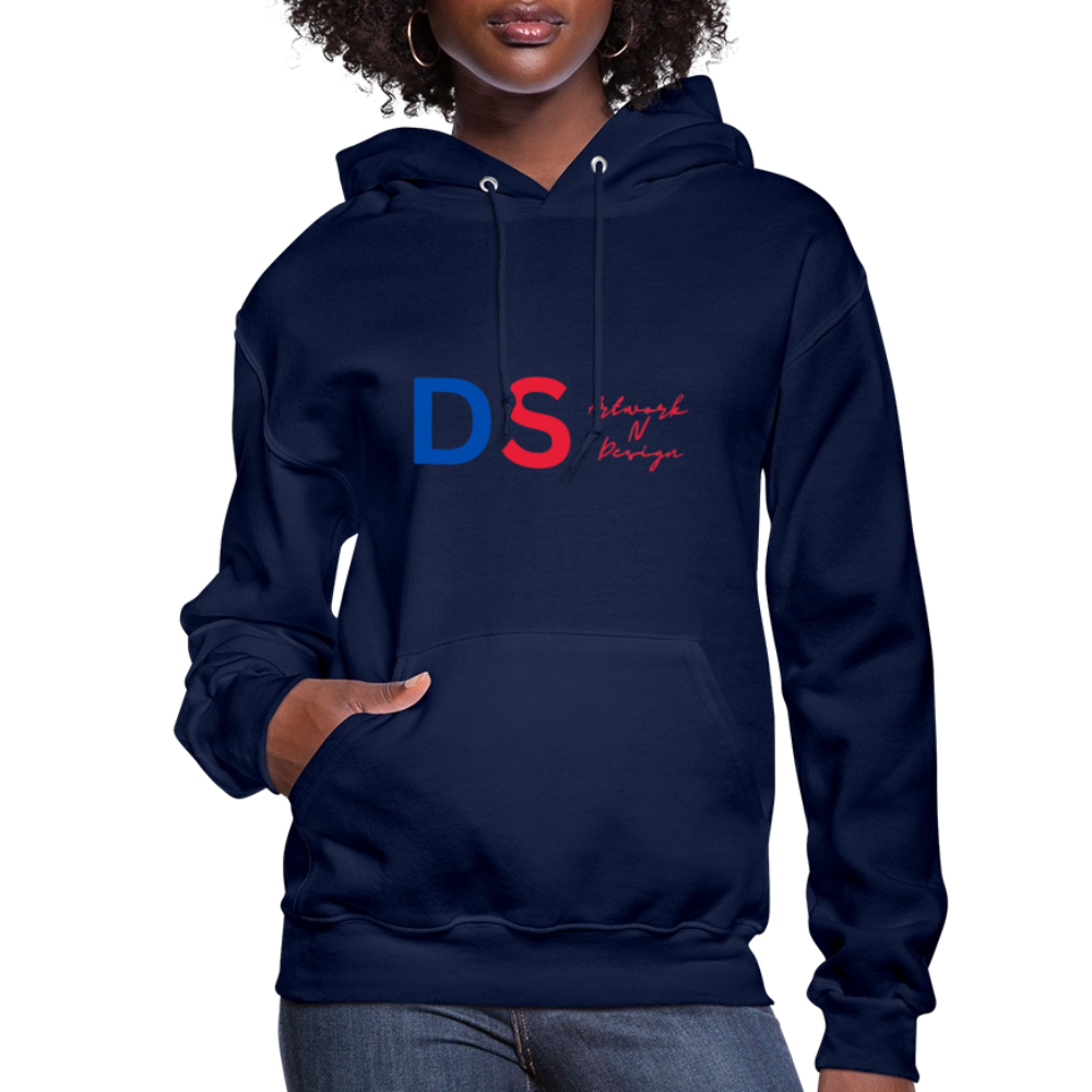 DS Artwork N Design - Women's Hoodie red and blue - navy