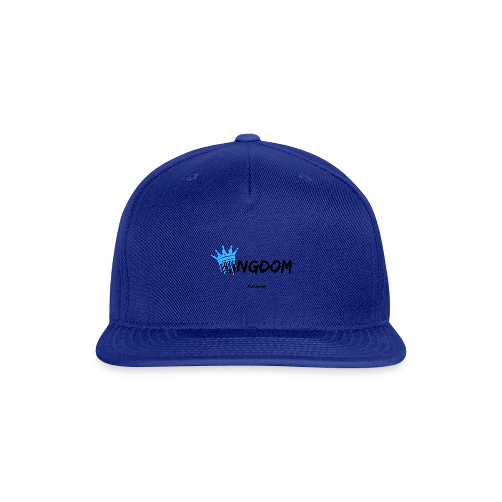 Kingdom Business - Snapback Baseball Cap - royal blue