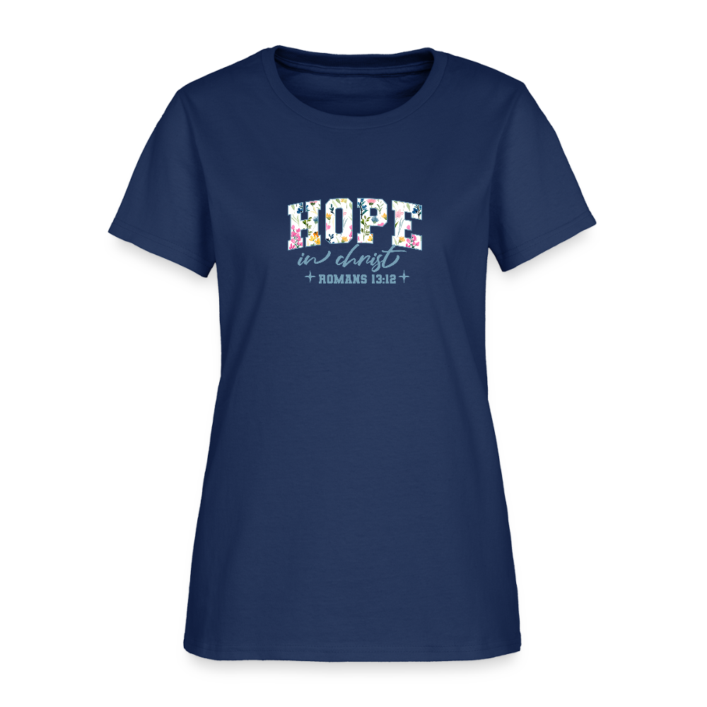 Hop in Christ - Women's T-Shirt - blue dusk