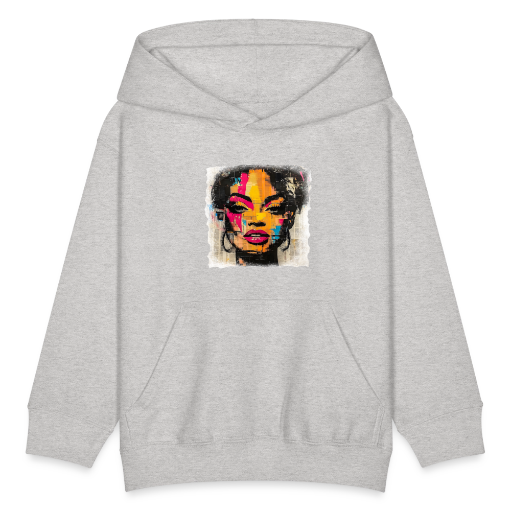 Pop Culture Woman 2 - Kids' Hoodie - heather gray