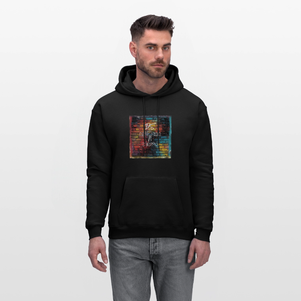 Brick Wall Art - Men's Hoodie - black