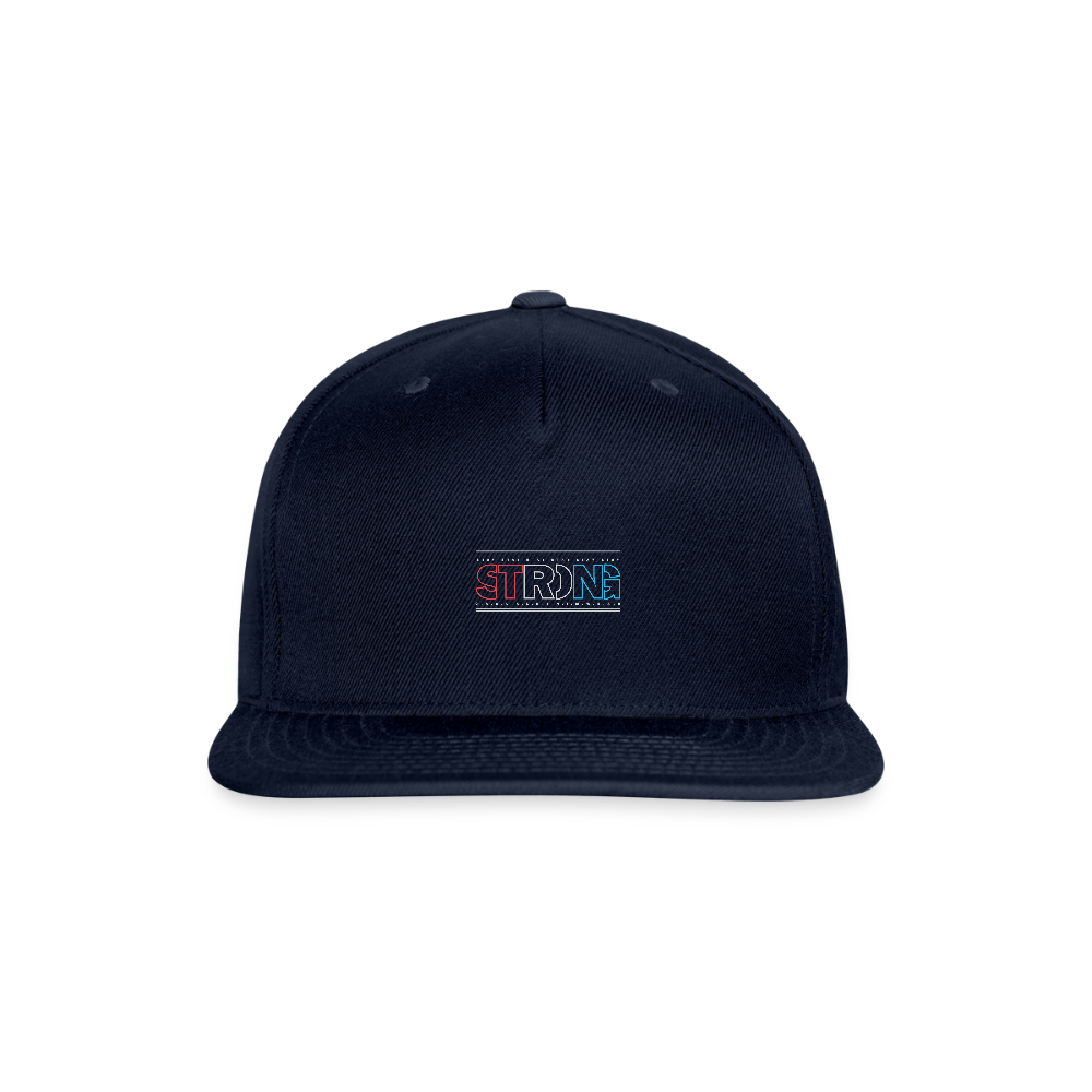 Stay Strong - Snapback Baseball Cap - navy
