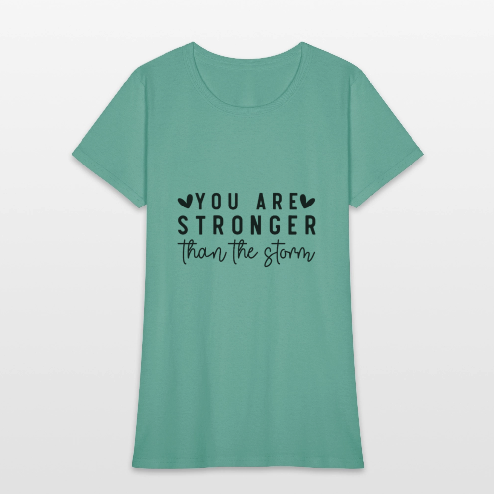 You are Strong - Women's T-Shirt - aquatic