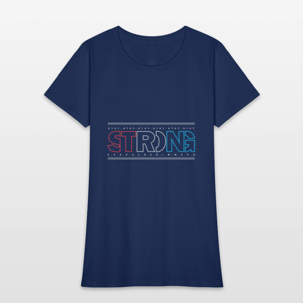 Stay Strong - Women's T-Shirt - blue dusk