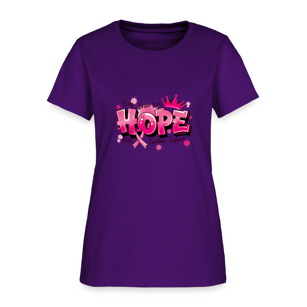 Hope - Women's T-Shirt - purple
