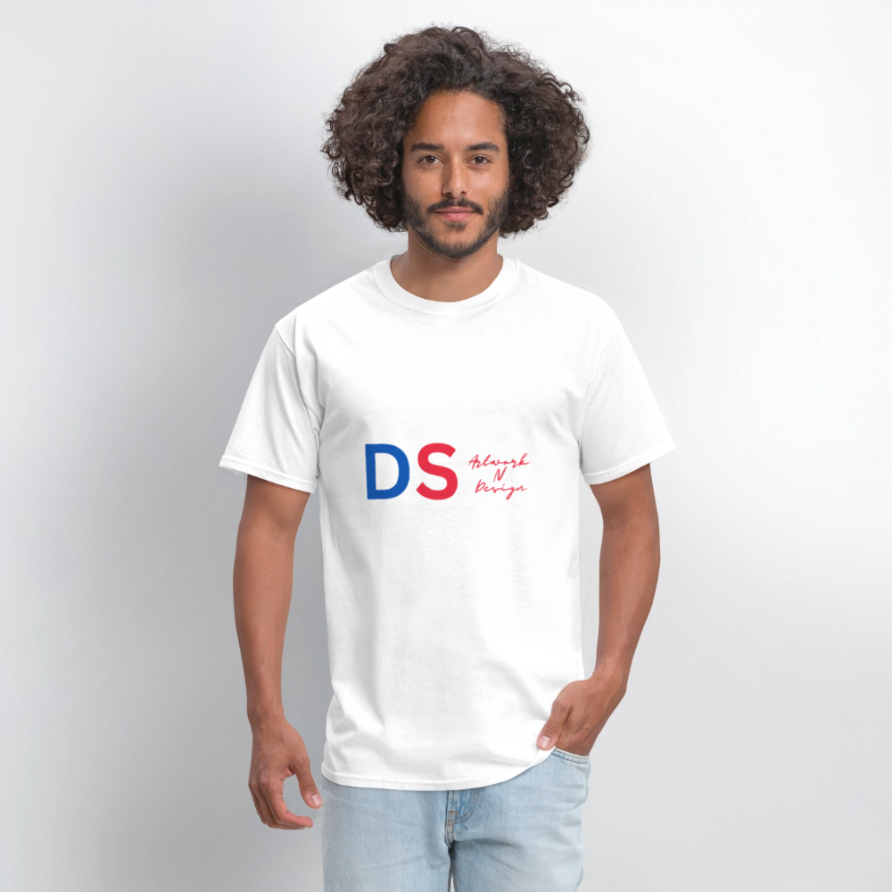 DS - Men's T-Shirt blue and red - white