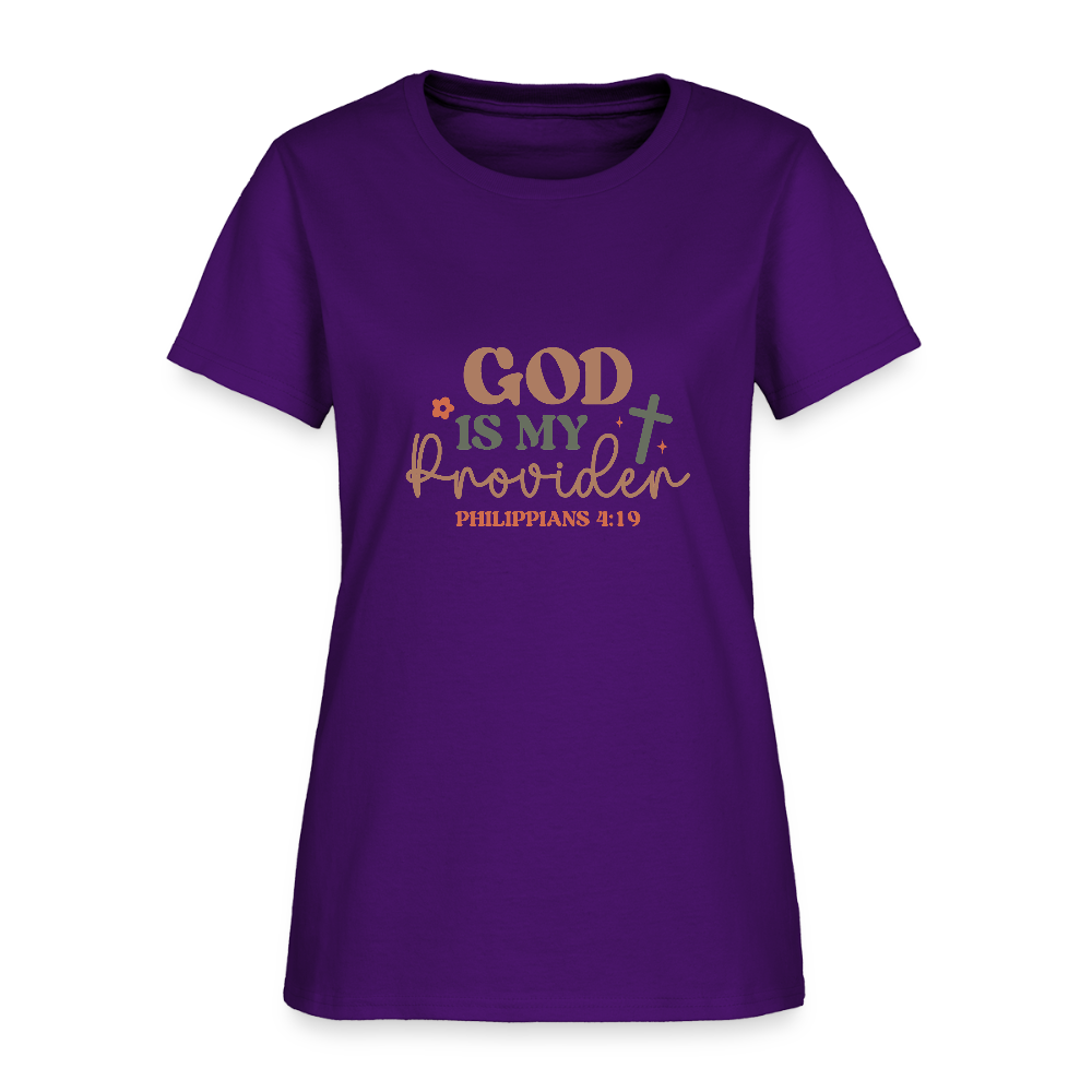 God my Provider - Women's T-Shirt - purple