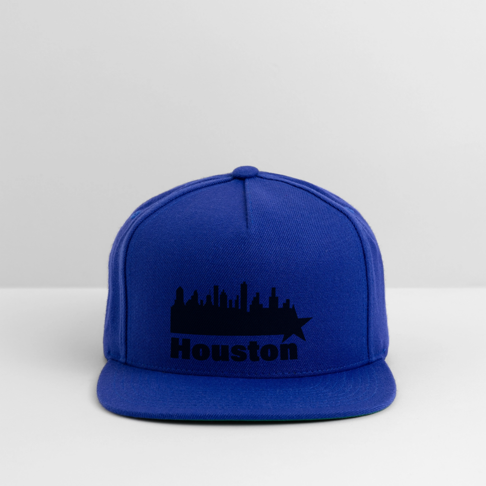 Houston skyline - Snapback Cap - royal blue