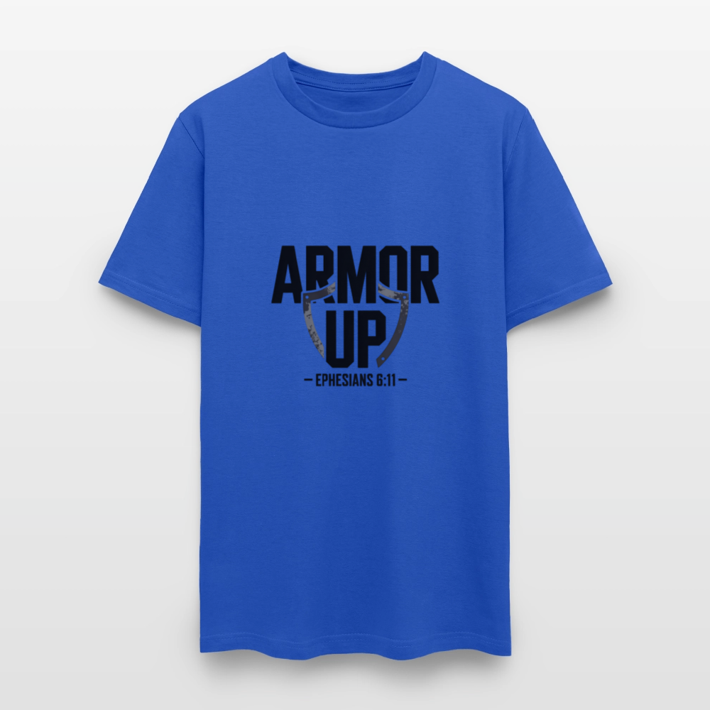 Armor Up - men's t-shirt - royal blue