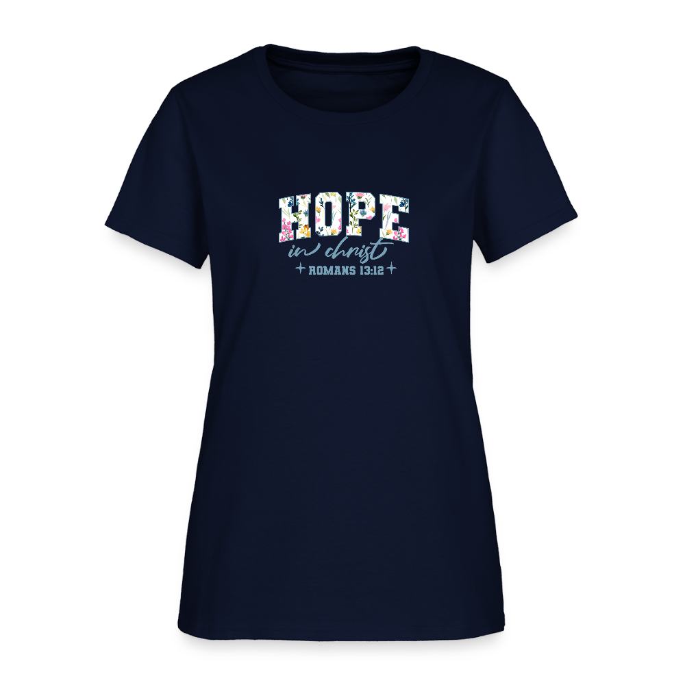 Hop in Christ - Women's T-Shirt - navy