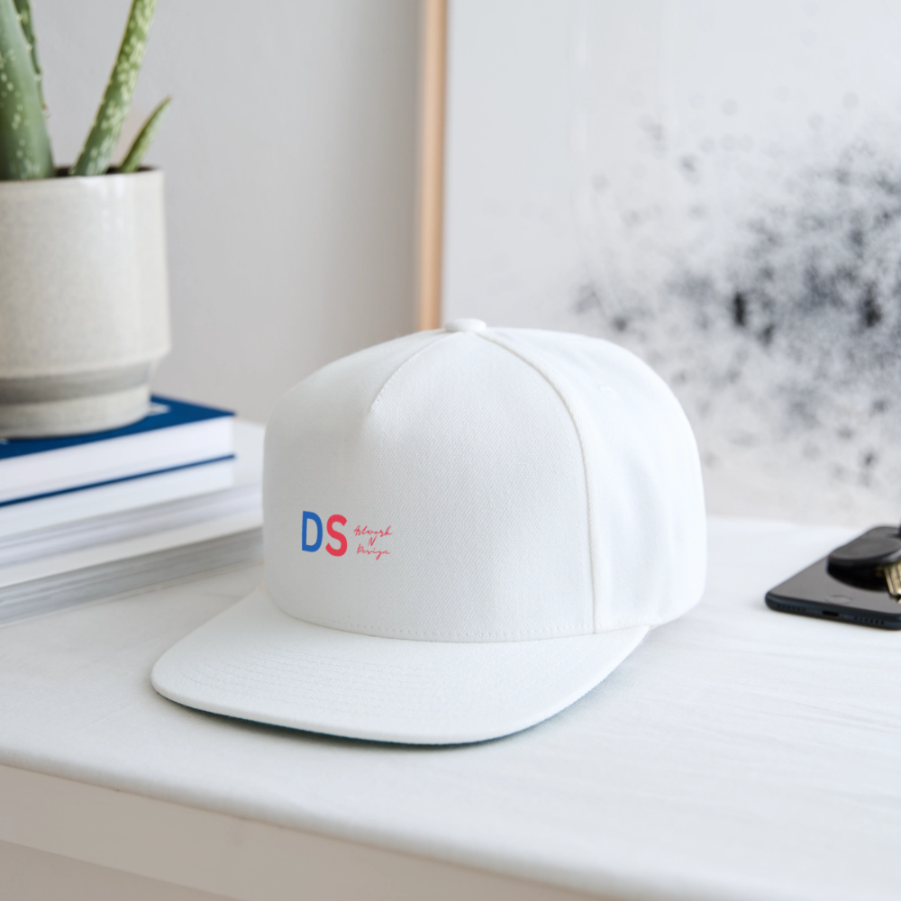 DS Artwork N Design - Snapback Baseball Cap - white