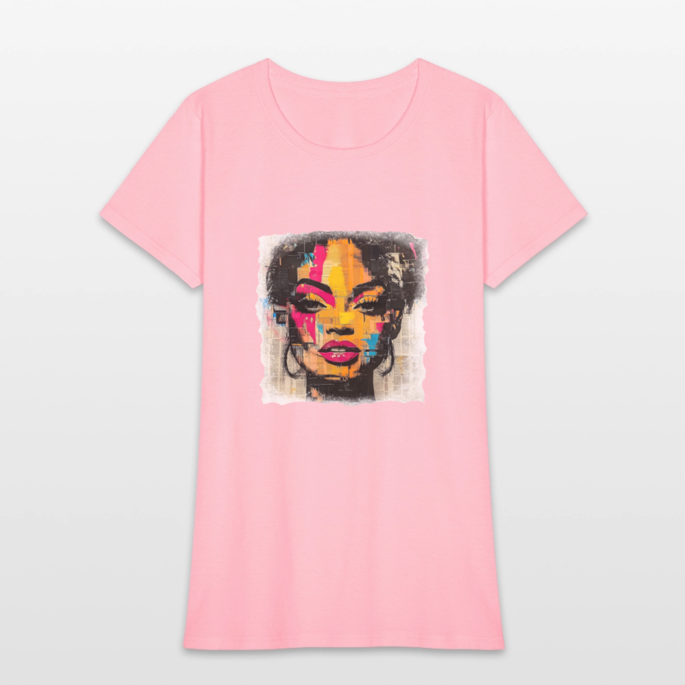 Pop Culture Woman 2- Short Sleeve T-Shirt - pink