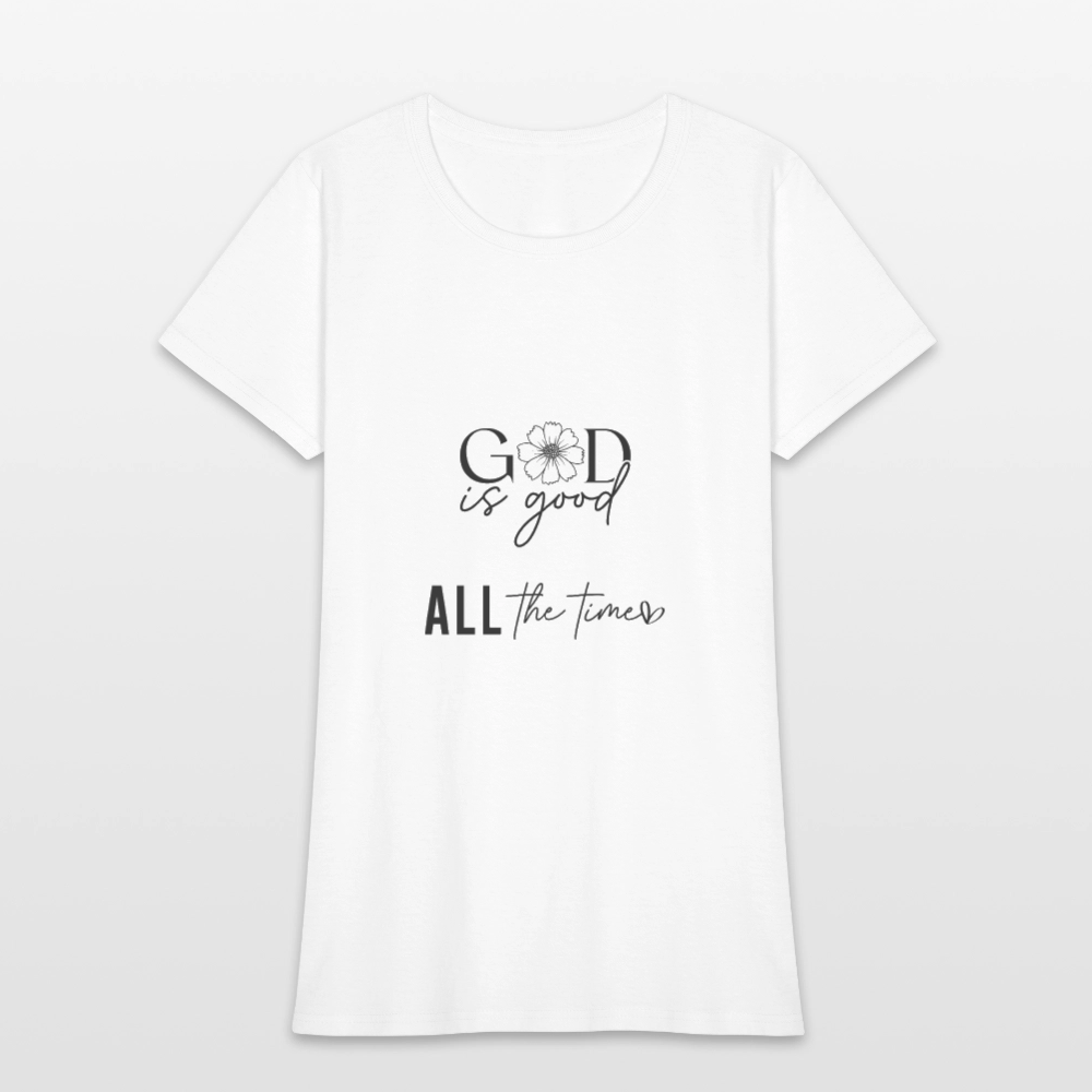 God is Good-Women's short Sleeve T-Shirt - white
