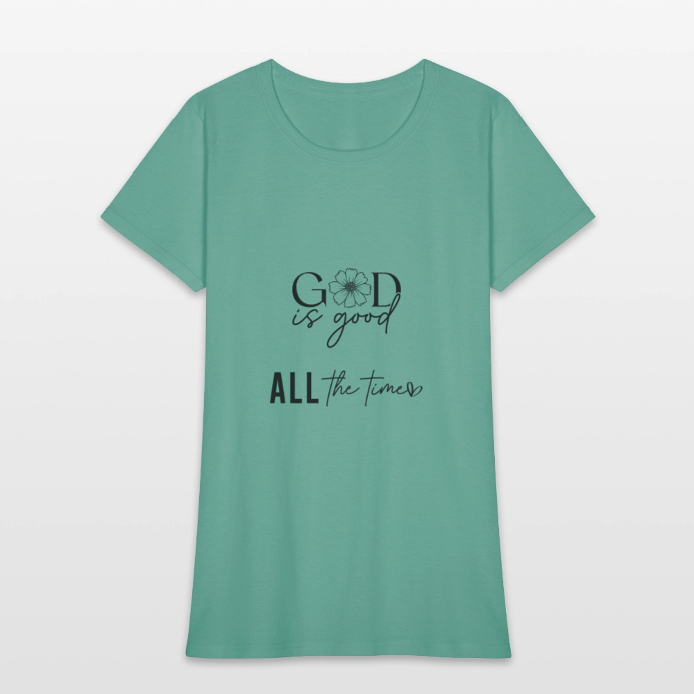 God is Good-Women's short Sleeve T-Shirt - aquatic