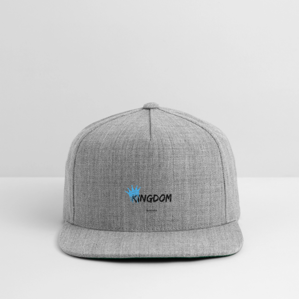 Kingdom Business - Snapback Baseball Cap - heather gray