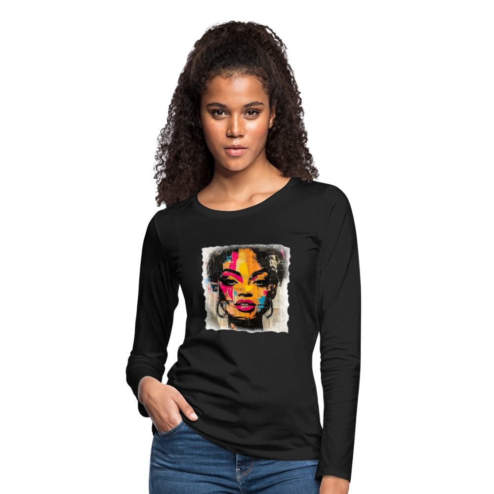 Pop Culture Women-2- Long Sleeve T-Shirt - black