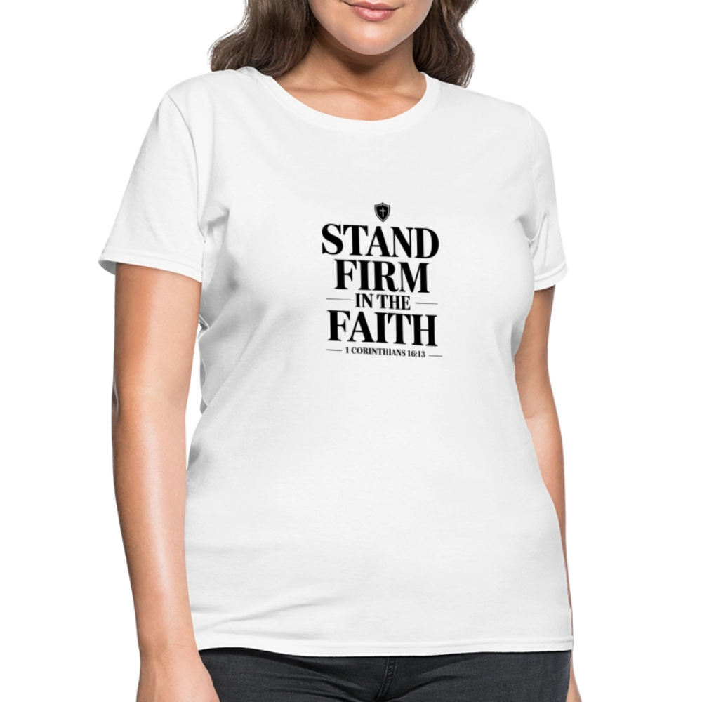 Stand Firm - women's t-shirt - white