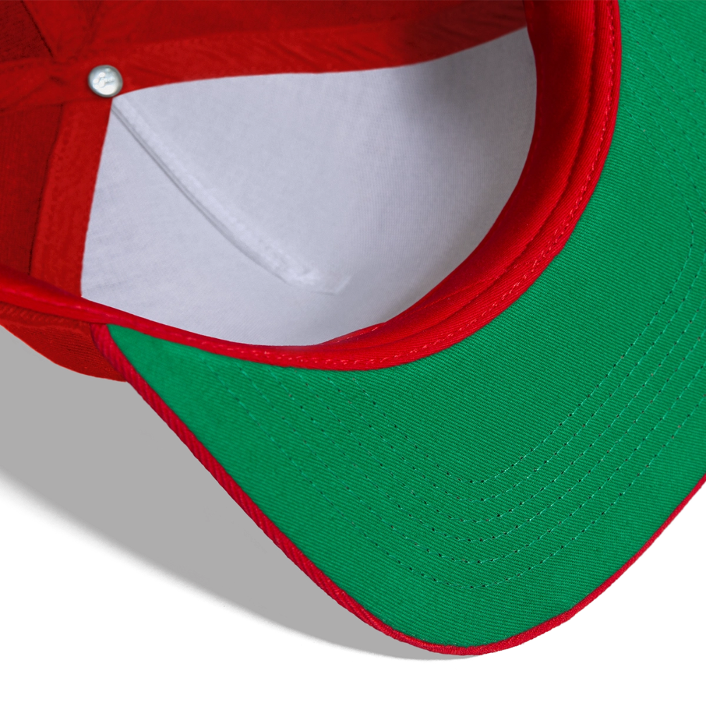 NY Color - Snapback Baseball Cap - red