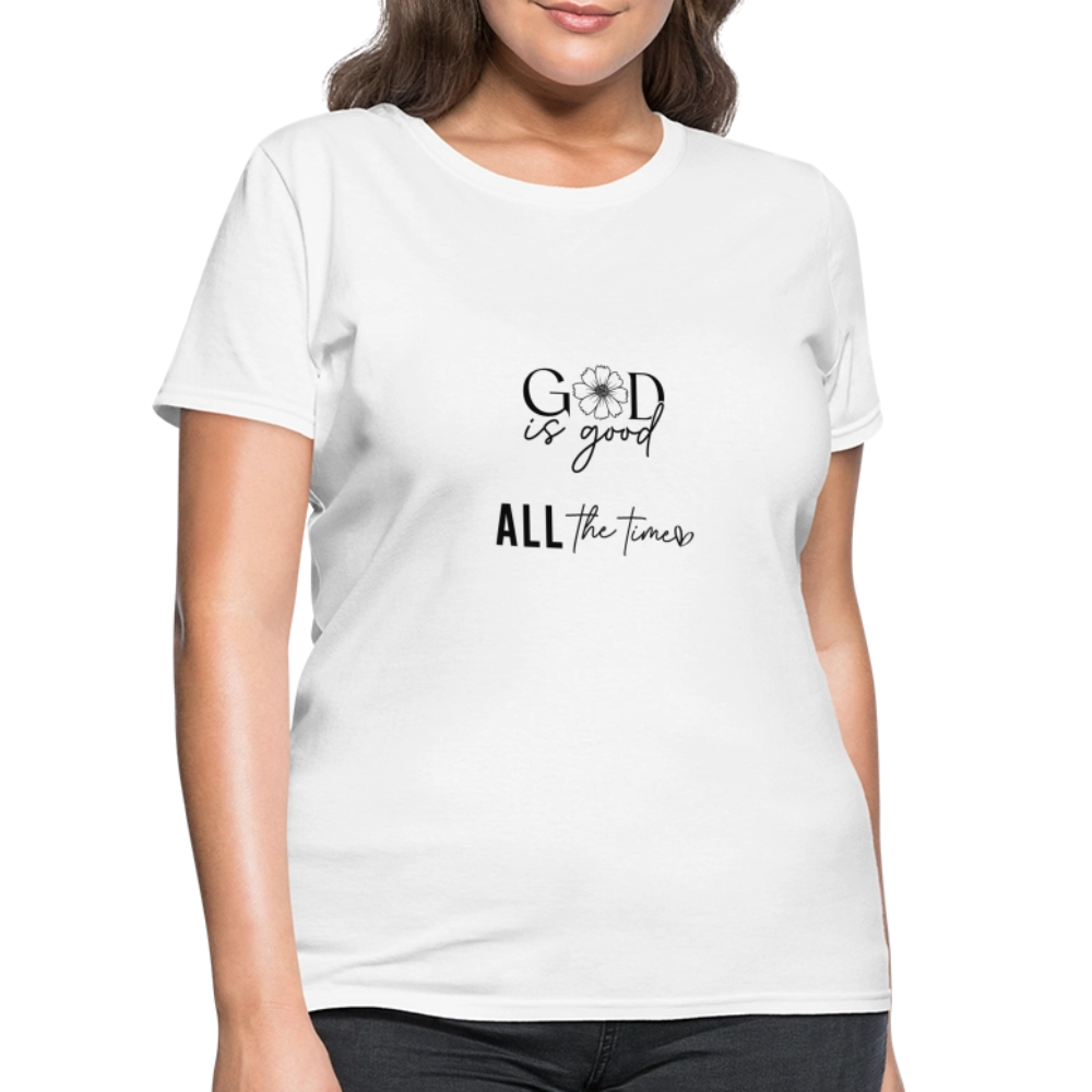 God is Good-Women's short Sleeve T-Shirt - white