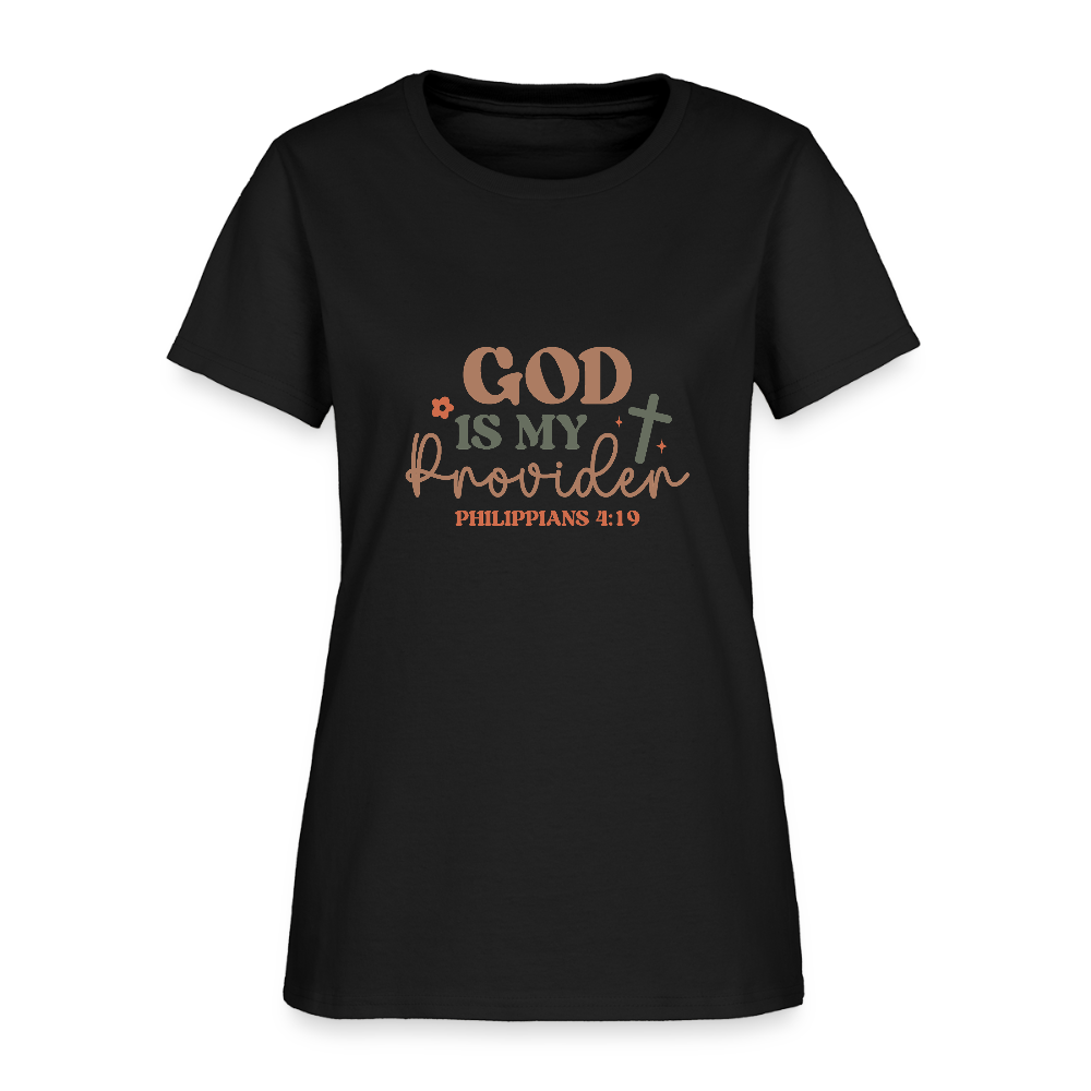 God my Provider - Women's T-Shirt - black
