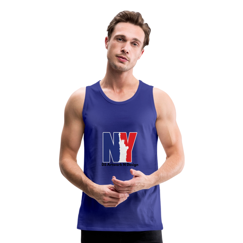 NY - Men’s Premium Tank - royal blue