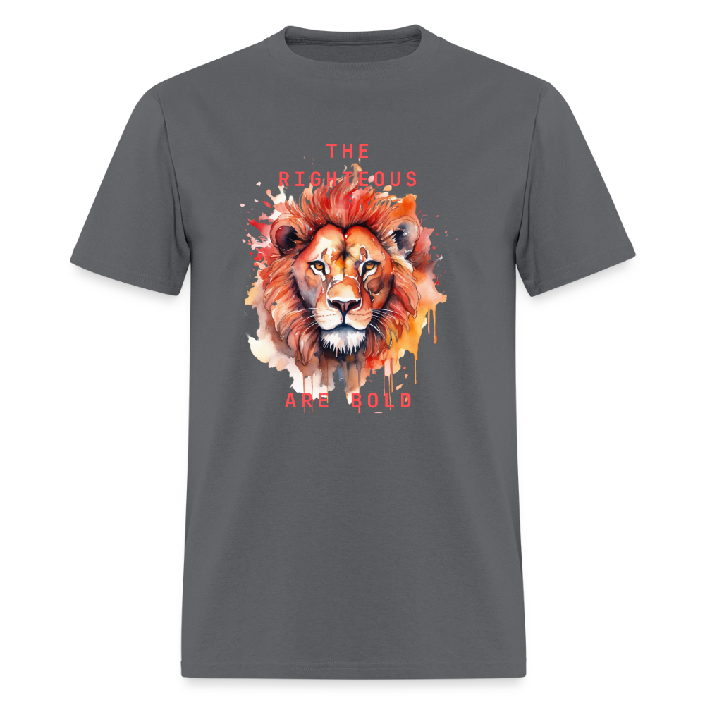 Bold Lion - Men's T-Shirt - charcoal