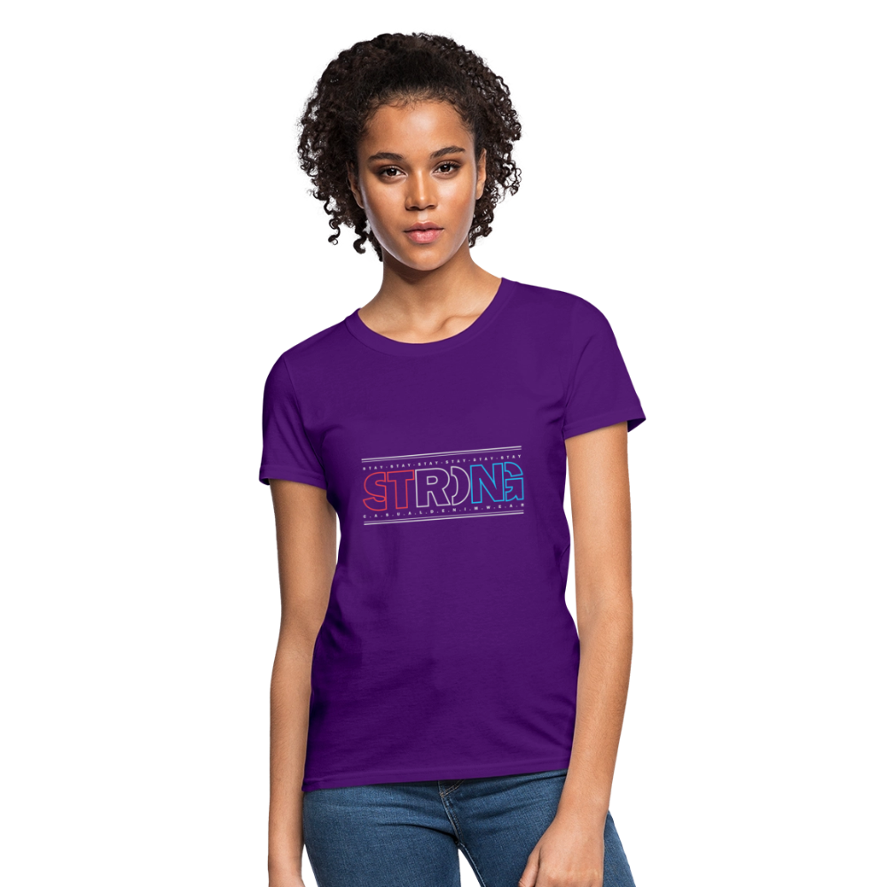 Stay Strong - Women's T-Shirt - purple