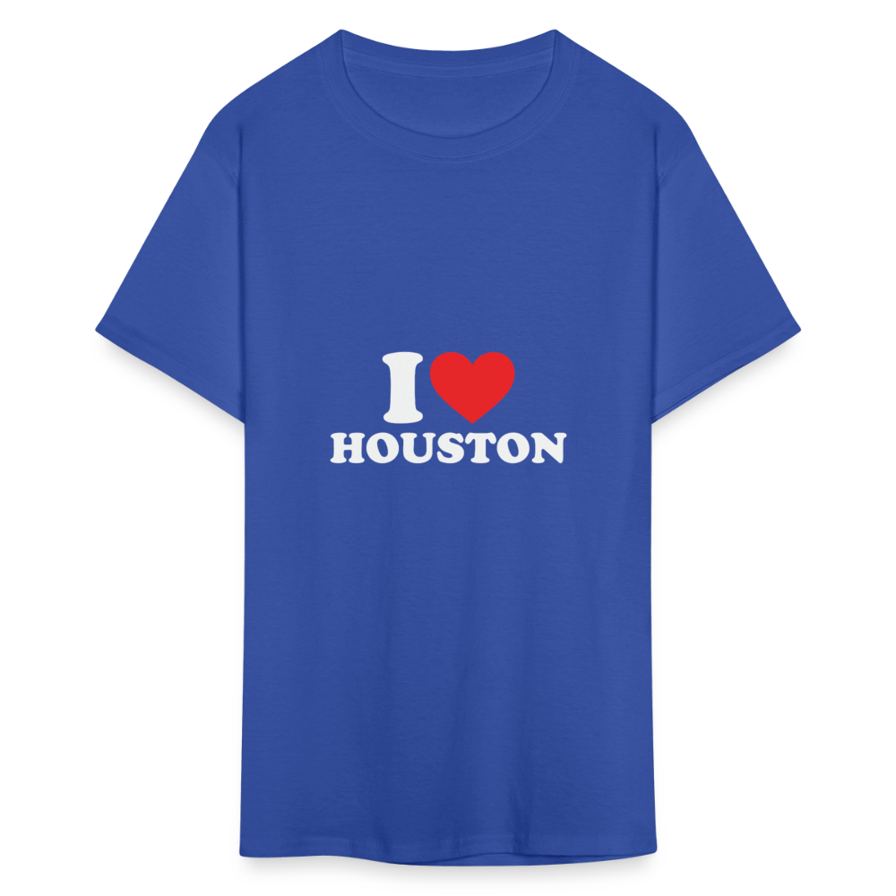 I Love Houston - Unisex T-Shirt - royal blue